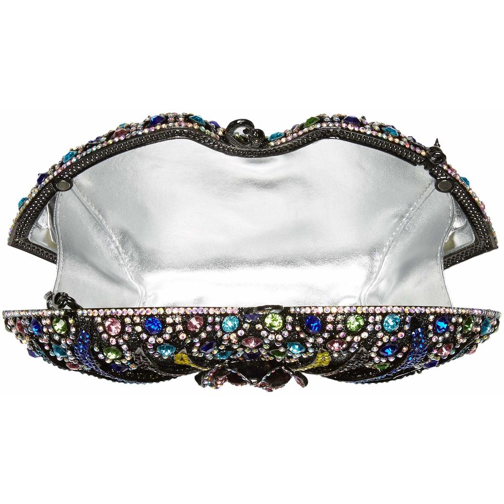 mal 3D Flower Rhinestone Crystal Clutch Evening Wedding Bag >:) - Picture 5 of 6